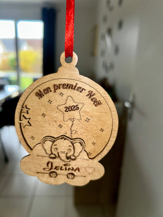 🎁
Boule de Noël « mon premier noël » en bois personnalisée – Un souvenir unique pour votre sapin !
