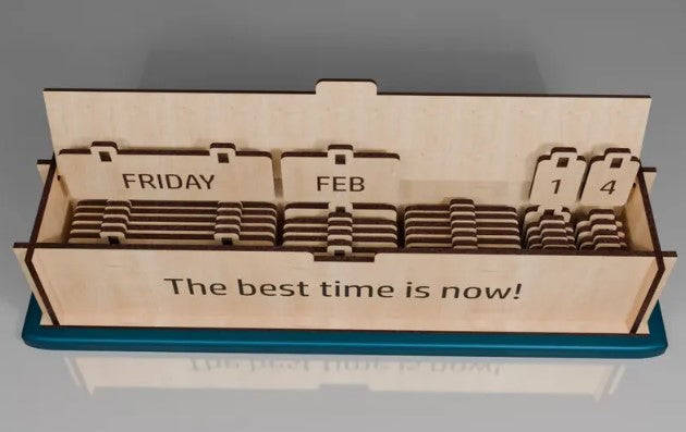 calendrier perpétuel amovible