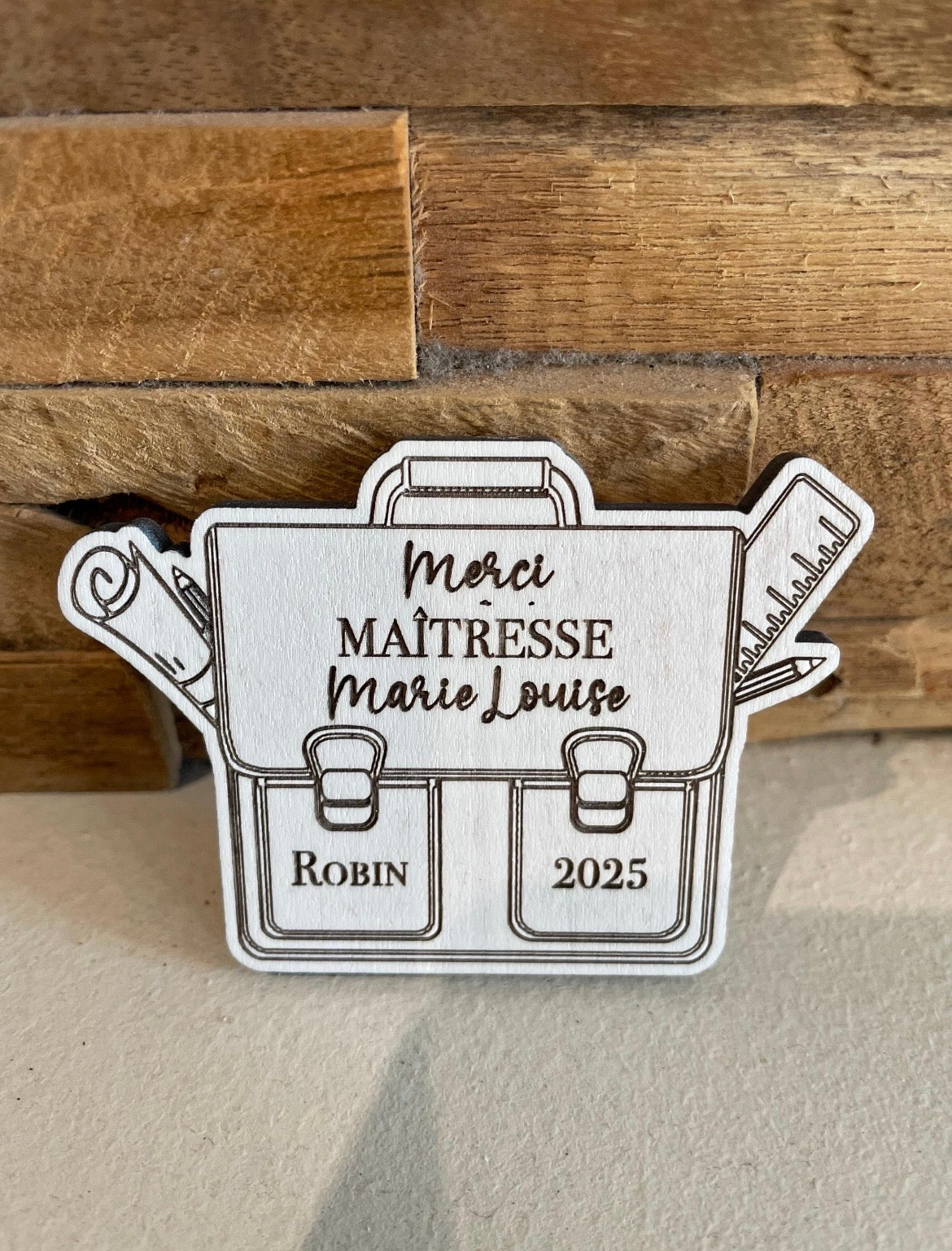 Magnet personnalisé fin d’année scolaire Ô cadeau unique