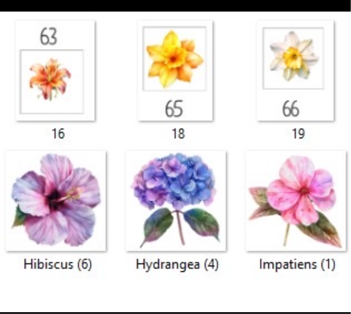 💐 Cadre fleurs du jardin personnalisé – Prénoms enfants, petits-enfants, arrière-petits-enfants
