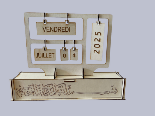 calendrier perpétuel amovible