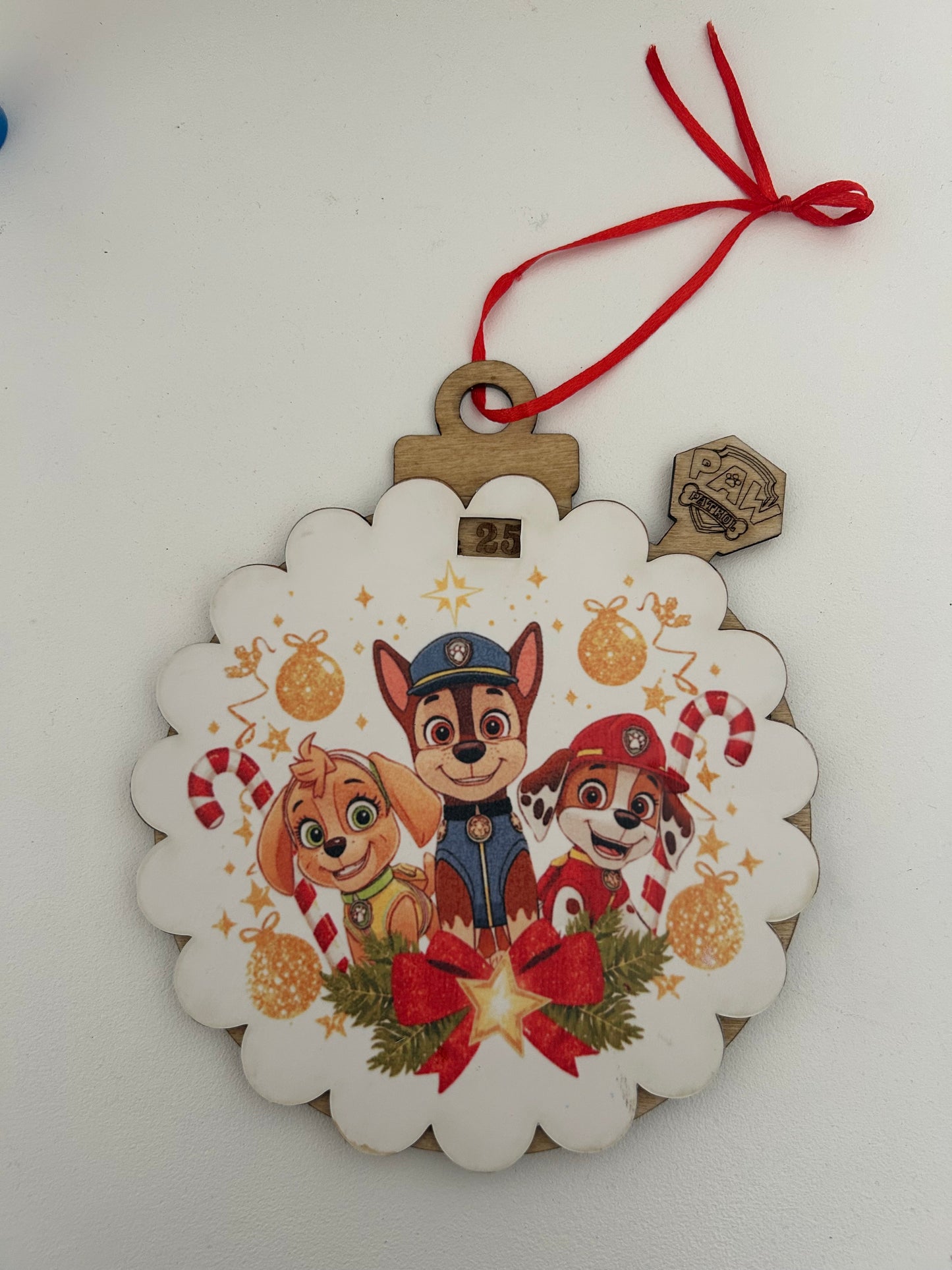 🎄 Calendrier compte à rebours de Noël en bois personnalisable 🎅