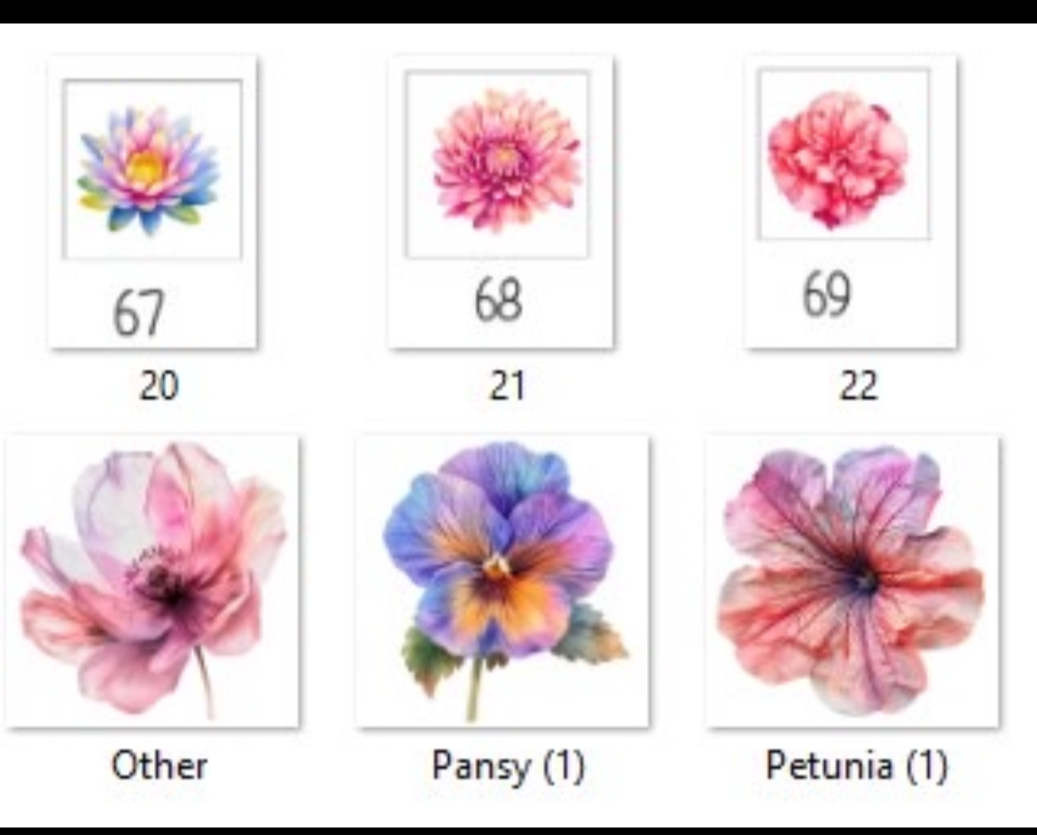 💐 Cadre fleurs du jardin personnalisé – Prénoms enfants, petits-enfants, arrière-petits-enfants