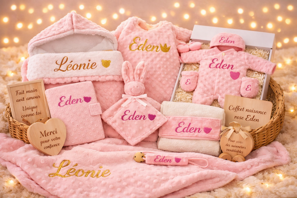 🎀  Coffret naissance personnalisé Ô cadeau unique
