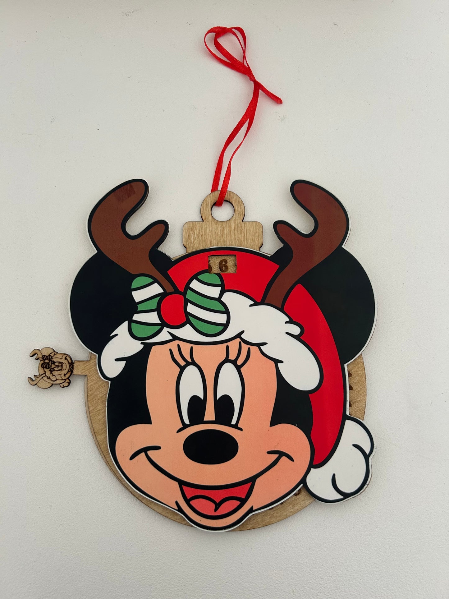 🎄 Calendrier compte à rebours de Noël en bois personnalisable 🎅