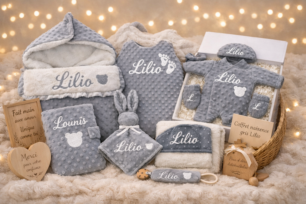 🎀  Coffret naissance personnalisé Ô cadeau unique