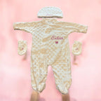 👶 Ensemble Naissance Personnalisé – 3 pièces Ô cadeau unique