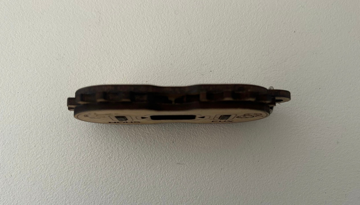 Compteur de points pétanque en bois personnalisé – “Nous / Eux”