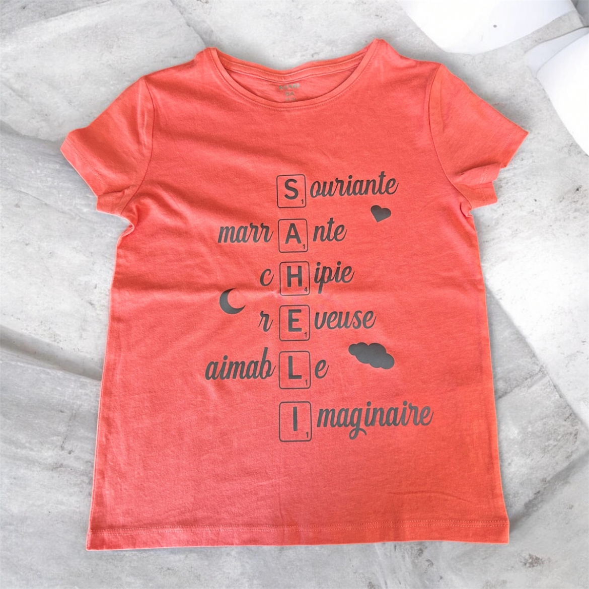 T-shirt personnalisé avec flocage Ô cadeau unique