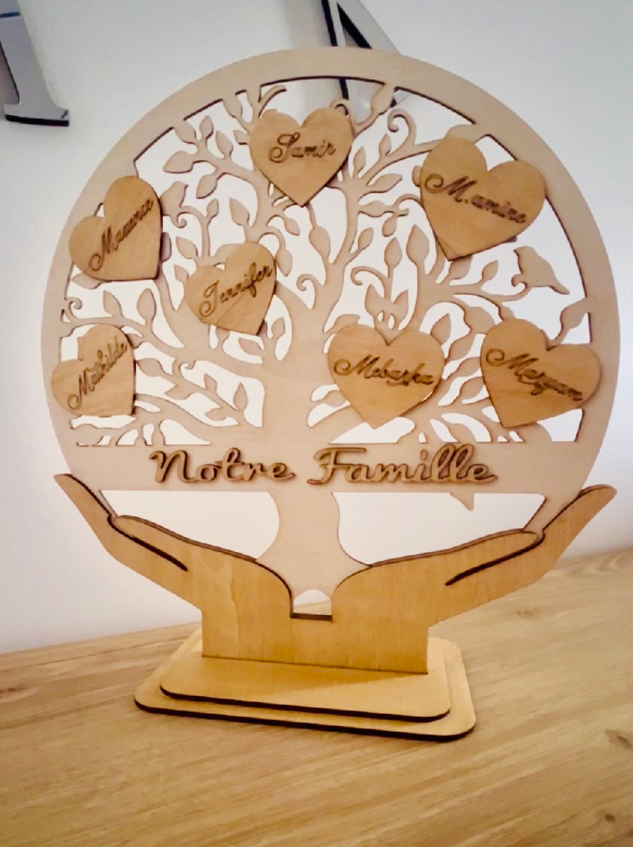 🌳 

Arbre de Vie en Bois Personnalisé – Avec ou Sans Support Ô cadeau unique