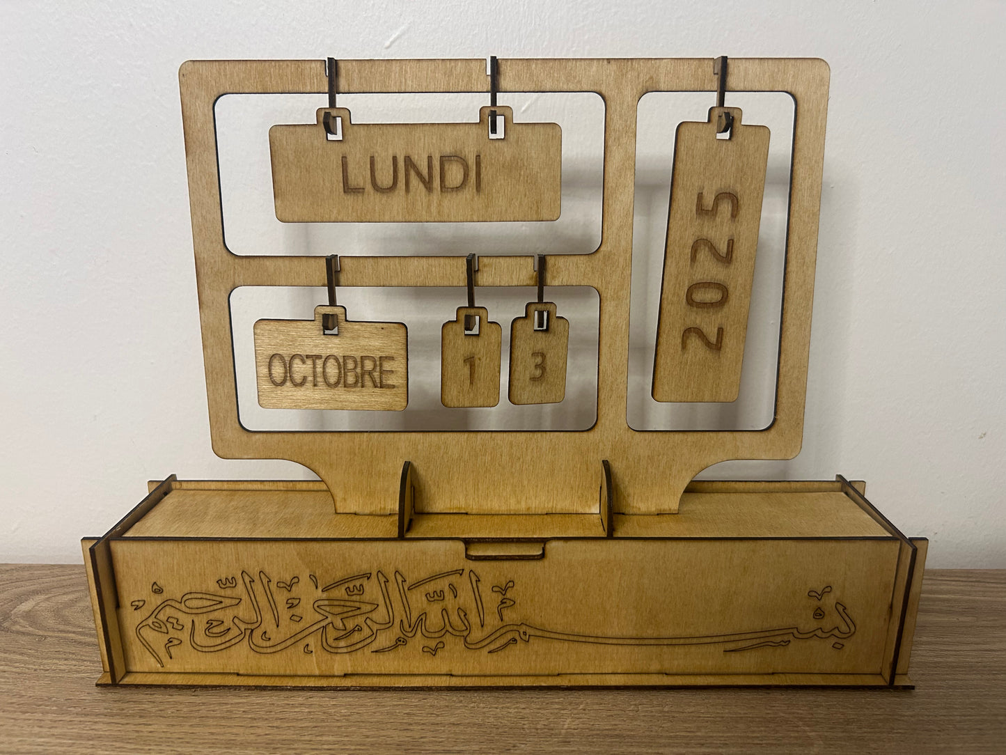 calendrier perpétuel amovible