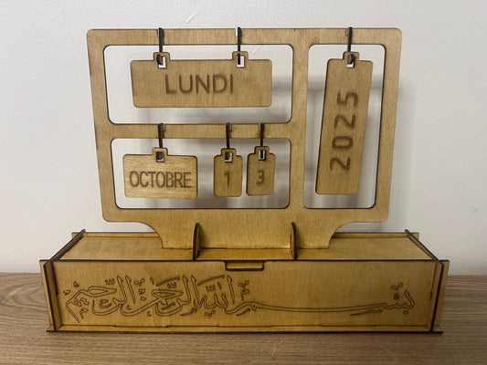 calendrier perpétuel amovible