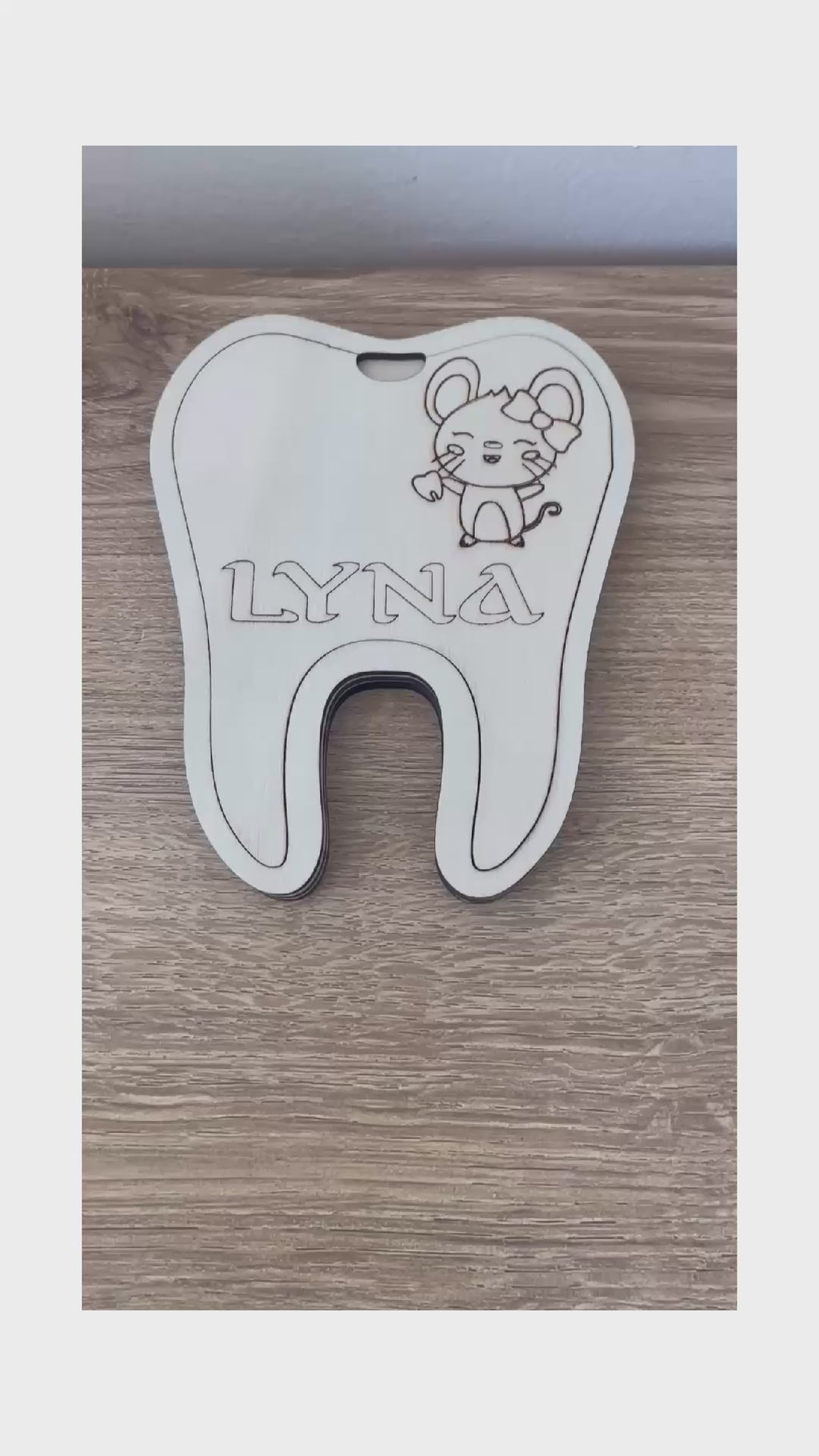 Boîte à dent de lait personnalisable – Avec prénom et date