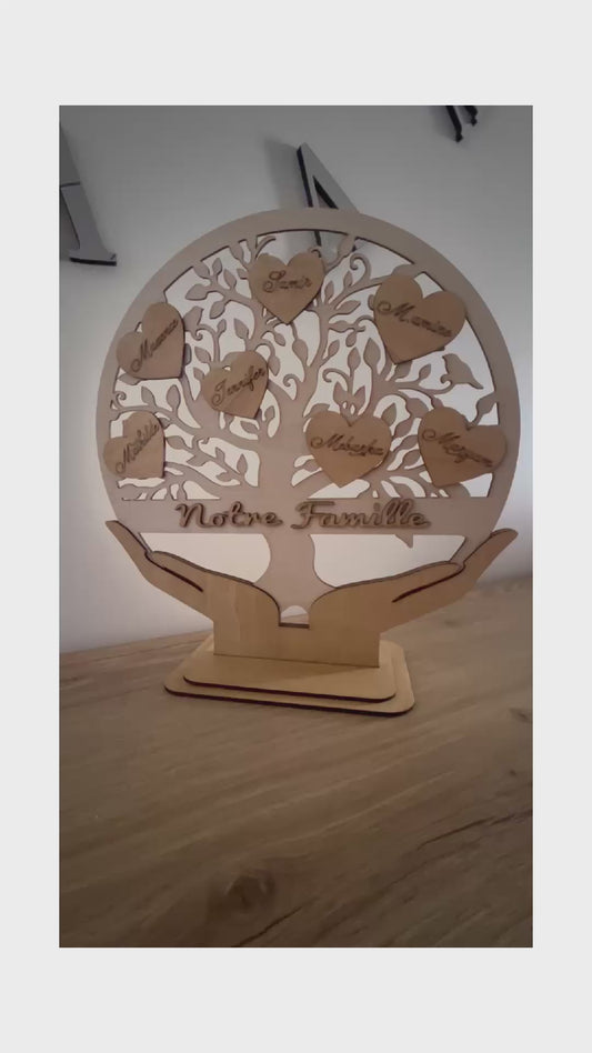 🌳 

Arbre de Vie en Bois Personnalisé – Avec ou Sans Support